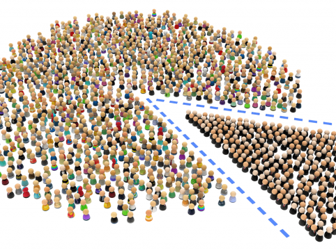 تجزئة المتبرعين